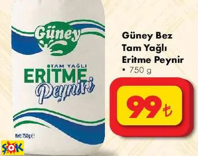 GÜNEY BEZ TAM YAĞLI ERİTME PEYNİR